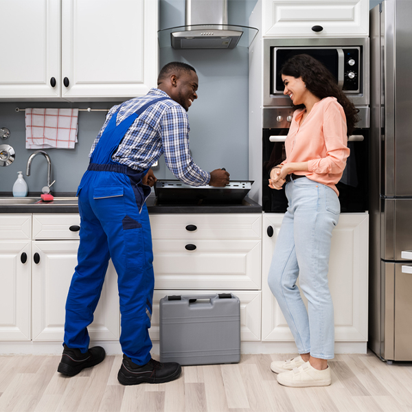 what kind of warranty do you offer on your cooktop repair services in Finley